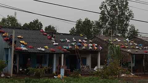 Đối phó bão số 16, Tây Nam Bộ di dời dân trong mưa