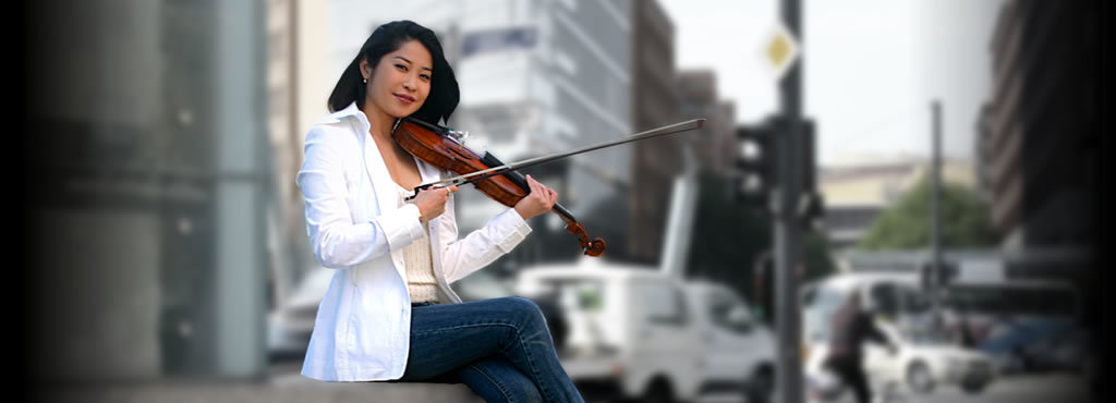 Nghệ sĩ violin Tamaki Kawakubo tham gia Hòa nhạc Hạnh phúc