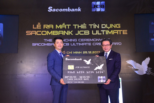 Sacombank ra mắt dòng thẻ JCB cao cấp nhất tại Việt Nam