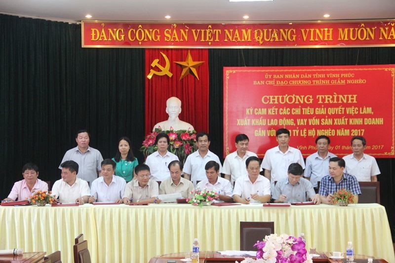 Vĩnh Phúc: Cam kết thực hiện tốt chỉ tiêu giảm nghèo