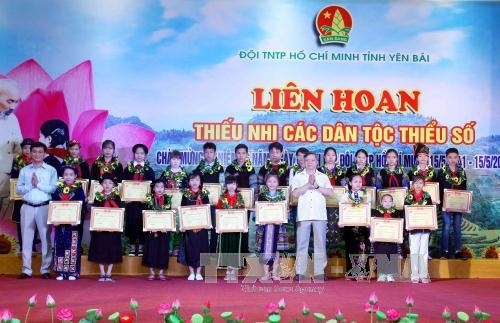 Yên Bái: Tuyên dương 76 thiếu nhi dân tộc thiểu số tiêu biểu