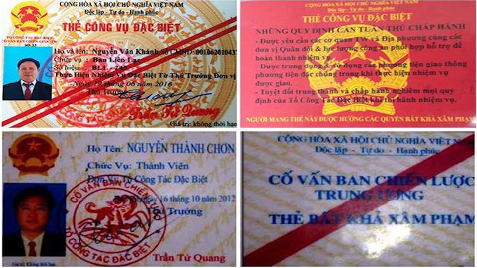 Sẽ tạm giữ người dùng thẻ công vụ giả can thiệp vi phạm