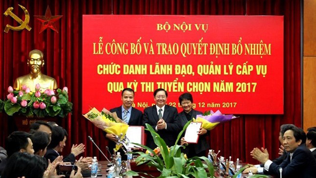 Bổ nhiệm nhân sự Văn phòng Chính phủ, Bộ Tư pháp, Nội vụ