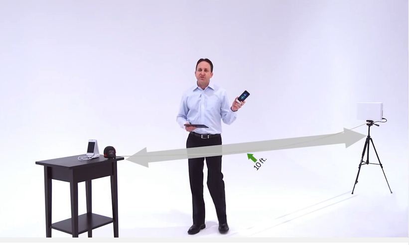 Smartphone có thể sạc không dây từ xa, không cần tiếp xúc