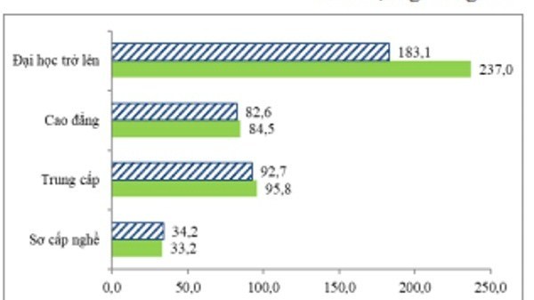 Thanh niên thất nghiệp giảm, cử nhân đại học thất nghiệp tăng