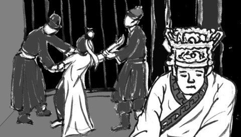 Ai đang là tù nhân được đưa lên làm hoàng đế?