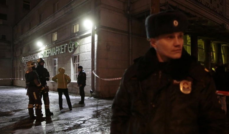 Nổ bom trong siêu thị Nga, 10 người bị thương