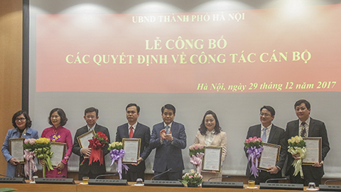 Hà Nội bổ nhiệm hàng loạt lãnh đạo sở