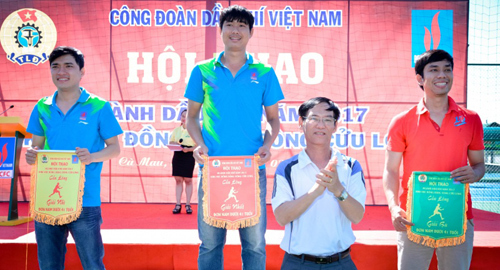 Sôi động Hội thao ngành Dầu khí ĐBSCL