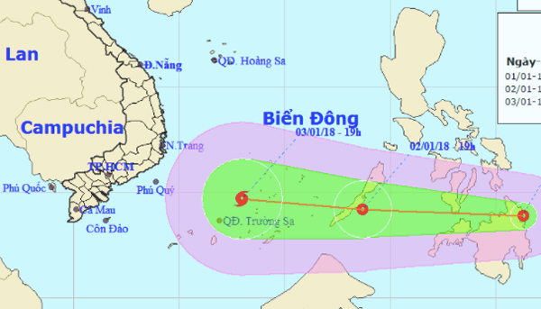 Dự báo thời tiết 2/1: Áp thấp gần biển Đông, Sài Gòn nguy cơ ngập