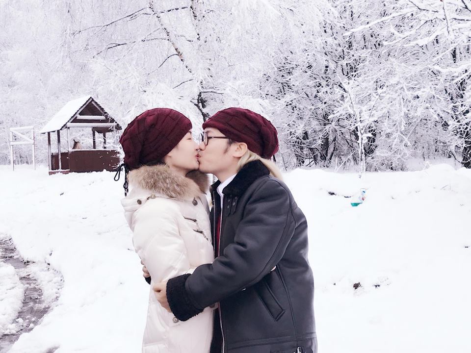 Hình ảnh ngọt ngào chưa từng thấy của vợ chồng Vượng Râu