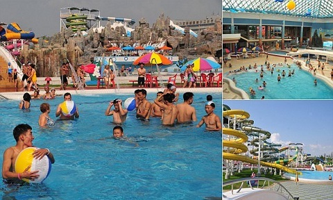 Ngỡ ngàng công viên nước hiện đại của Triều Tiên