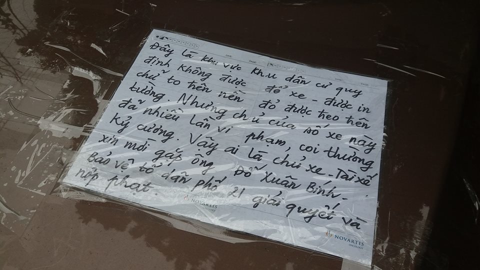 Đỗ xe sai chỗ và cách xử lý không thể ngờ của bác bảo vệ