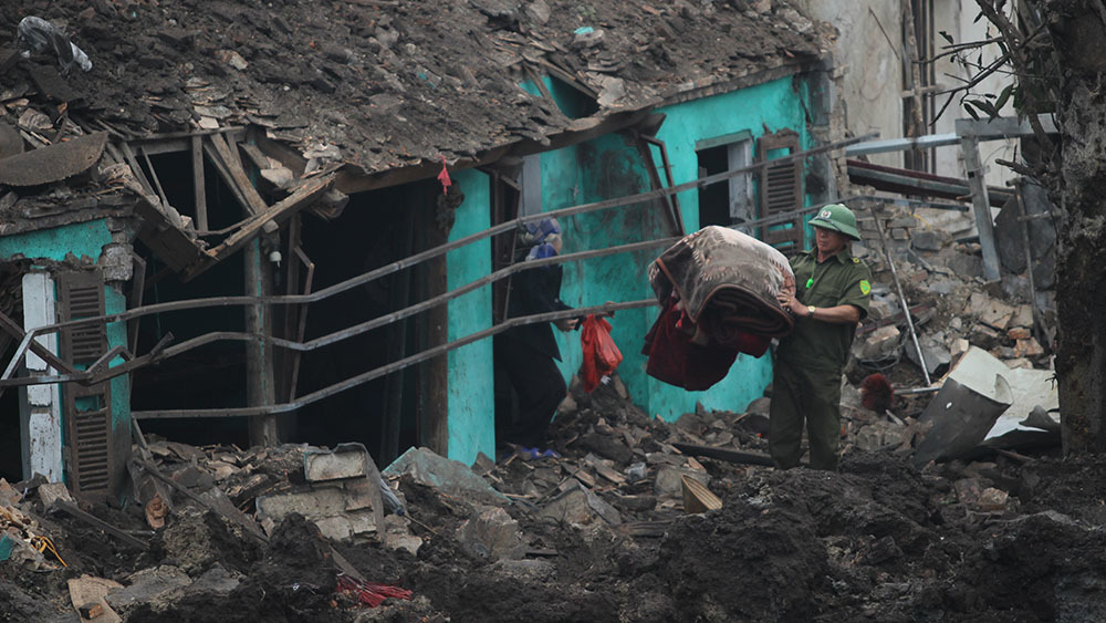 Cảnh tượng không ngờ phút chốc sau vụ nổ ở Bắc Ninh