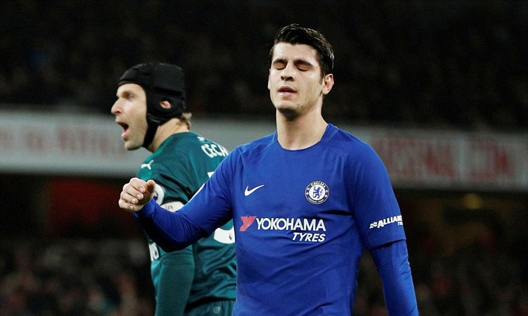 Video 3 pha bỏ lỡ khó tin của Morata trước Arsenal