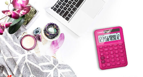 ‘Nhuộm sắc’ góc làm việc với máy tính CASIO sắc màu mới