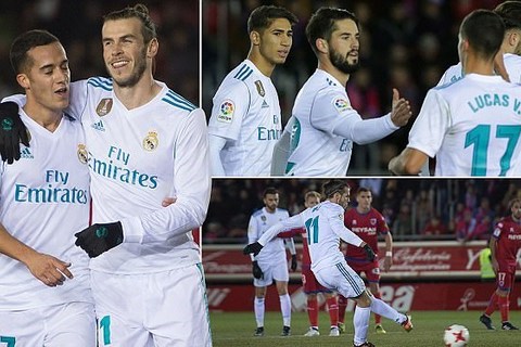 Numancia 0-3 Real Madrid