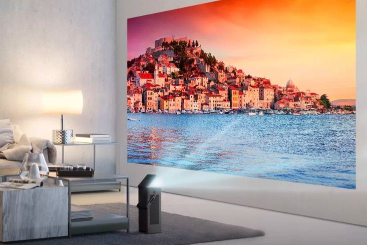 LG tiết lộ mẫu máy chiếu cao cấp 150 inch độ phân giải 4K