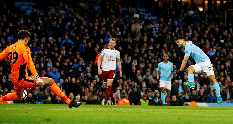 Video bàn thắng Man City 4-1 Burnley