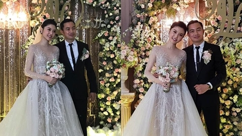 Đám cưới lãng mạn của Ngọc Duyên cùng chồng tỷ phú hơn 18 tuổi