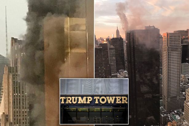 Tháp Trump ở New York bị cháy