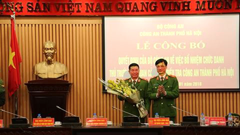 Bộ Công an bổ nhiệm nhân sự mới