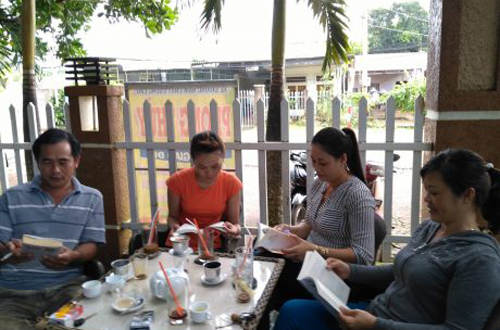Cà phê sách ở nông thôn