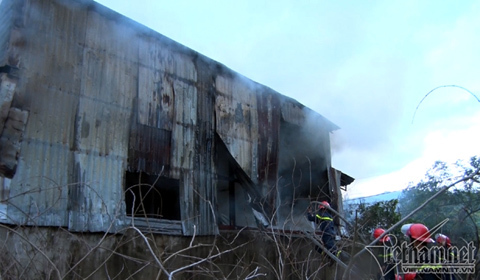 cháy xưởng vàng mã Nha Trang