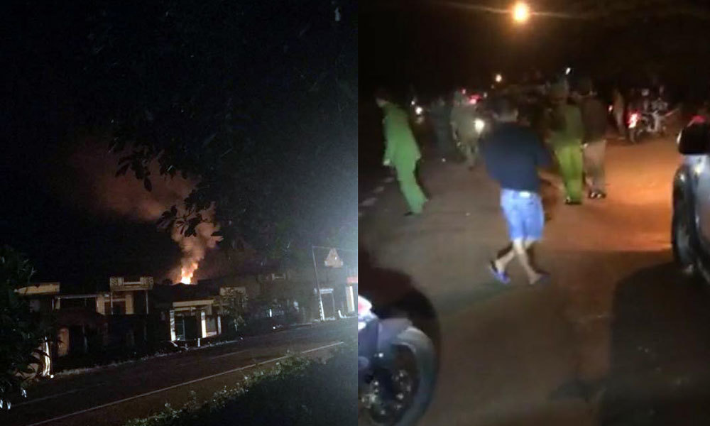 Nổ kho đạn ở Gia Lai trong đêm