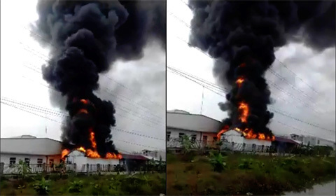 cháy KCN Tân Liên