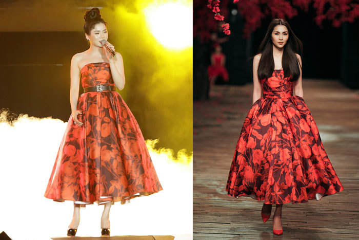 Lệ Quyên 'đụng hàng' với Tăng Thanh Hà