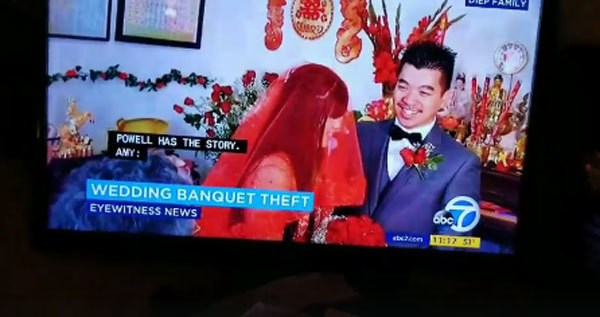 Cô dâu Việt ở Mỹ bị cướp tiền mừng ngay ở đám cưới