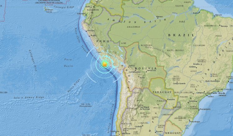 Cảnh báo sóng thần do động đất ngoài khơi Peru