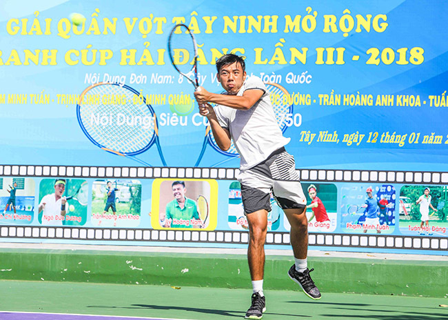 Hoàng Nam “vô đối” ở giải Tây Ninh mở rộng 2018