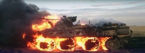 Hâm nóng đồ hộp làm cháy xe thiết giáp giá gần nửa triệu đô