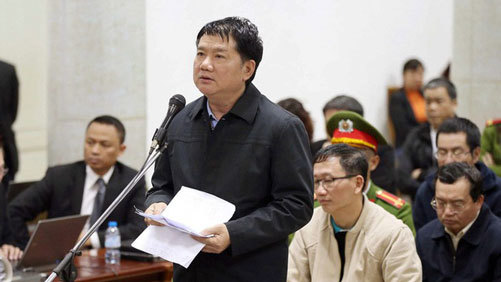 Ông Đinh La Thăng tranh luận với VKS 16/1