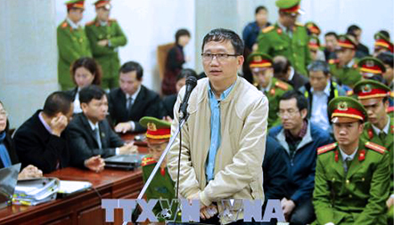 Hình ảnh Trịnh Xuân Thanh và đồng phạm nói lời nói sau cùng