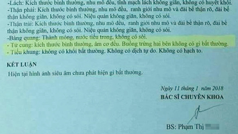 Người đàn ông giật mình vì siêu âm ra buồng trứng, tử cung