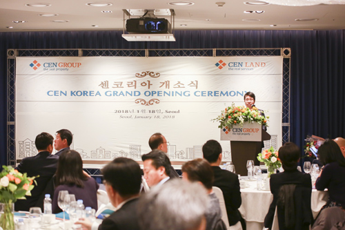 Đã có văn phòng đại diện CENLAND ở Hàn Quốc