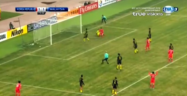 U23 Hàn Quốc 1-1 U23 Malaysia: Phút 76