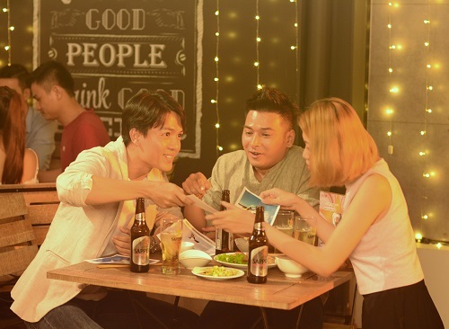 Bia thượng hạng đón mừng năm thịnh vượng