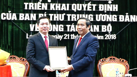 Triển khai quyết định của Ban Bí thư TƯ Đảng về công tác cán bộ