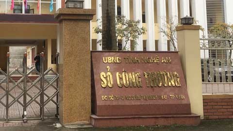 Trộm đột nhập Sở Công thương Nghệ An