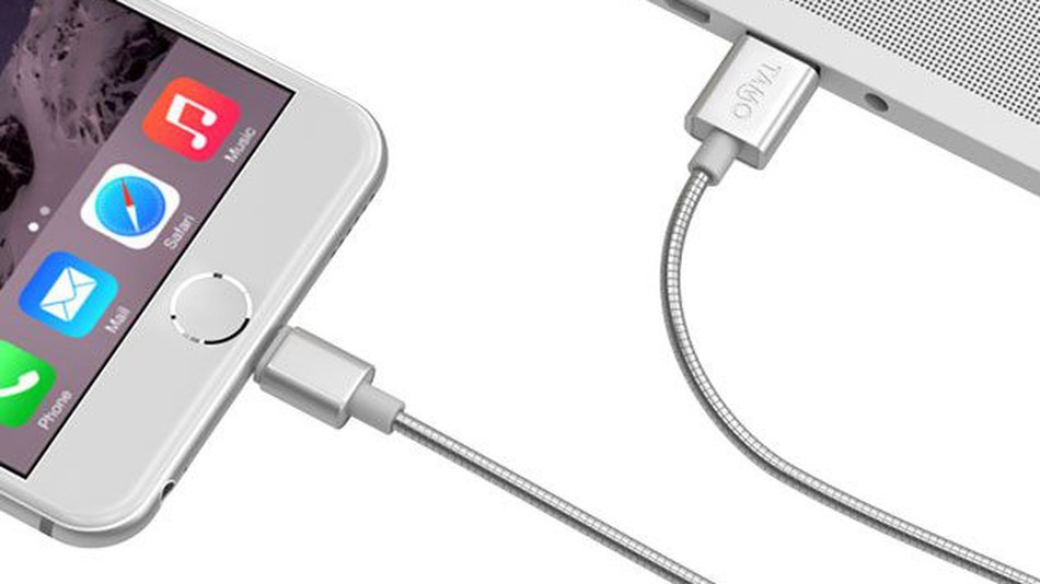 Cáp sạc iPhone bằng thép, vặn xoắn gập thoải mái