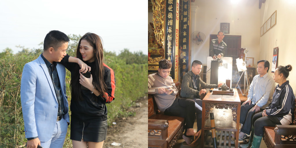 Quang Tèo đóng cặp với Trang Cherry phim hài Tết