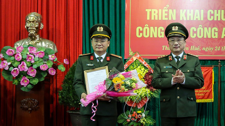 Bí thư đoàn Bộ Công an về làm Phó GĐ Công an TT-Huế