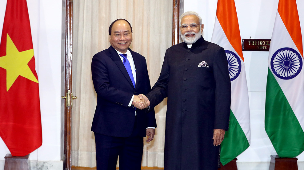 Hai Thủ tướng Việt Nam và Ấn Độ hội đàm