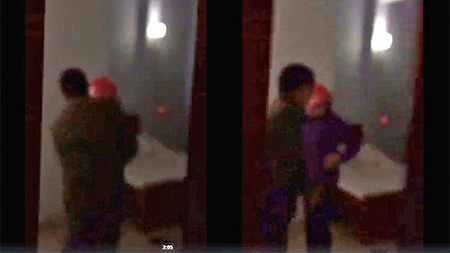 Lộ clip nghi Chủ tịch xã vào nhà nghỉ với nữ cán bộ