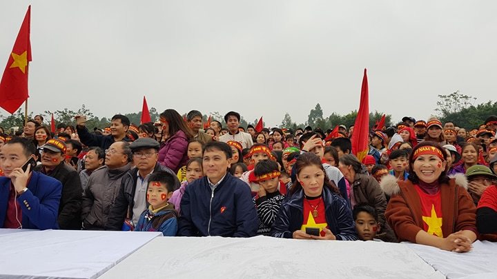 Trực tiếp chung kết từ gia đình tuyển thủ U23 Việt Nam