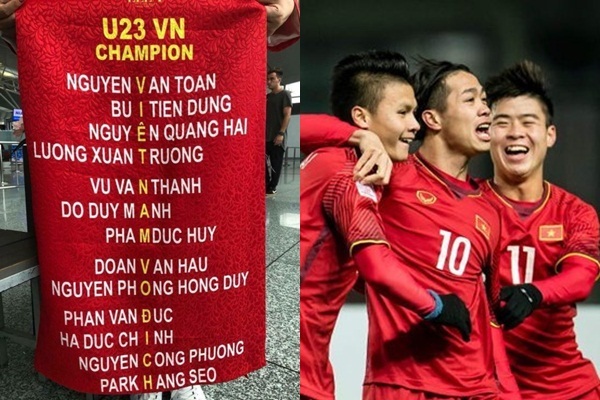 Sự trùng hợp bất ngờ khi ghép tên các cầu thủ U23 Việt Nam